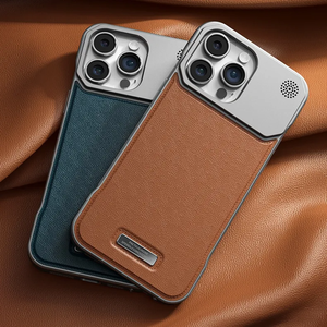 Hợp Thời Trang <span class=keywords><strong>Retro</strong></span> PU da Hương liệu từ trường hợp điện thoại cho Iphone 12 13 14 15 16 17pro Max điện thoại di động phụ kiện - Product Image 2