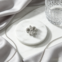 Perles entretoises rectangulaires en laiton multi-zircon, plaquées or/rhodium, à grand trou, pour la fabrication de bijoux et fournitures de colliers DIY