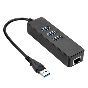 Trung Tâm Dữ Liệu Di Động 3 Cổng USB 3.0 Với Bộ Điều Hợp Cổng Mạng Ethernet 1 Gbps - Product Image 1