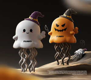 Muñeco Bailarín de Calabaza Fantasma de Halloween de Dibujos Animados, Juguete Novedoso para Bebés, Juego de Gateo, Alivio del Estrés y Juguete de Broma Toysmax Unisex Edades 2+ - Product Image 5