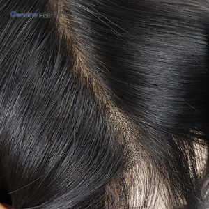 Parrucca da uomo Zenith con base in seta e PU frontale, sistema di capelli intrecciati cinesi, cuoio capelluto realistico, linea naturale dei capelli, sostituzione durevole - Product Image 4