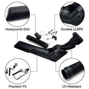 Kit de snorkel sans perçage pour <span class=keywords><strong>Suzuki</strong></span> <span class=keywords><strong>Jimny</strong></span> JB64 JB74 2018-2026, admission d'air surélevée en LLDPE texturé à fixation par boulons, kit de wading 4x4 tout-terrain - Product Image 4
