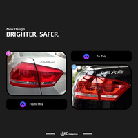 Feux arrière AKD pour VW Passat B7 2012-2015, version américaine, feux arrière LED, DRL, clignotants dynamiques, feux de freinage, accessoires automobiles