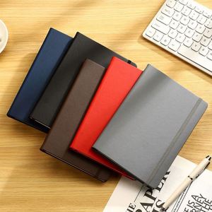 A5 PU Notebook Hardcover High Quality Waterproof Thickened School Record Diary Enterprise Customized LOGO Business <b>Gift</b> - Product Image 2