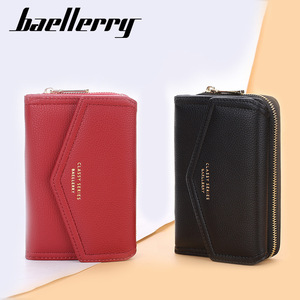 กระเป๋าสตางค์สั้นผู้หญิงแบรนด์ Baellerry สีส้มเหลือง กระเป๋าใส่เหรียญแบบมีซิป รุ่นคลาสซี่ แฟชั่นคลัทช์ ใช้ได้ทุกวัน - Product Image 3