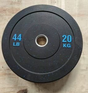 Plaques de poids en caoutchouc personnalisées avec logo pour salle de sport et usage domestique, 5kg/10kg/15kg/20kg/25kg, pour haltères - Product Image 3