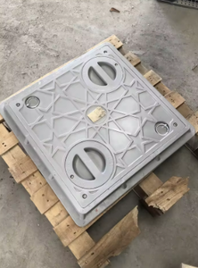EN124 400*600 GRP Square <strong>Manhole</strong> <strong>Cover</strong> CE/ISO9001 Certified Hangxing Brand Long-Lasting High Pressure 400Kn for Road - Product Image 2