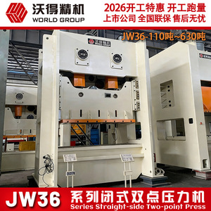 Presse à poinçonner à double pointe de type fermé Jw36-315, 37 kW, pour le travail des métaux, utilisation industrielle générale - Product Image 2