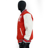 Veste de baseball personnalisée à la mode, veste bomber en polaire, veste universitaire, veste varsity