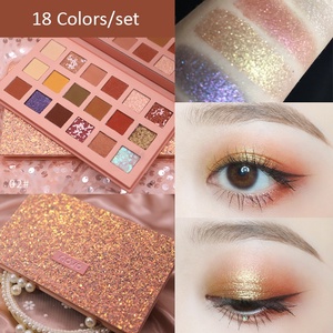 Palette de fards à paupières scintillants personnalisables 18 couleurs – Collection 2026 – Maquillage professionnel sous marque privée - Product Image 2