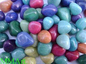 Multicolor Onyx Pebbles Polished High Gloss Decorative Pebbles for Indoor & Outdoor Landscaping and Vase Fillers - Product Image 5