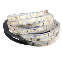 Bandes lumineuses LED 12V 24V 10W 3000K en silicone imperméable IP68 IP67 pour escaliers et bâtiments