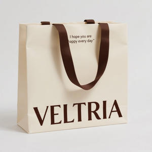 מותאם אישית יוקרה נייר תיק אמנות הבלטה מזון לשימוש חוזר חם הטבעה מתנה קניות נייר תיק הדפסה מלא תיק קמעונאי לוגו מותאם אישית - Product Image 3