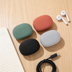 Étui AirPods 2 en silicone, étui de chargement anti-perte avec organisateur de câbles, pochette de rangement pour écouteurs - Product Image 1