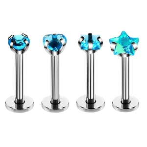 <span class=keywords><strong>Piercing</strong></span> de lèvre Amelia Amelia, filetage interne, acier inoxydable 316L, bijoux en zircon, clous d'oreille, <span class=keywords><strong>piercing</strong></span> de <span class=keywords><strong>nez</strong></span> brillant pour fête - Product Image 5