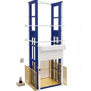 Elevator Manufacturer Rail Type Mobile Lifting Platform Fixed Electric Hydraulic Lifting Cargo Elevator