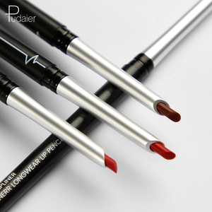 Muestra gratis de Pudaier, 17 colores, delineador de labios mate resistente al agua, lápiz labial ultrafino suave de larga duración, lápiz labial MATE DE ALTO pigmento - Product Image 4