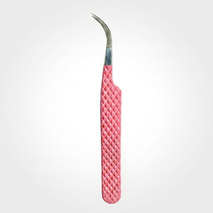 Pince à épiler professionnelle Nano Grip pour cils, pointe précise et aiguisée, en acier inoxydable, outil de beauté durable, pointe lisse, emballage personnalisable - Product Image 1