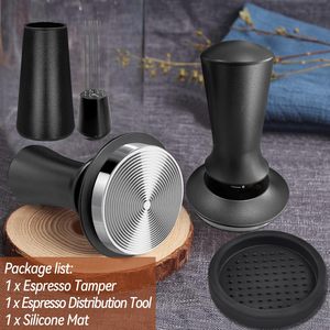 Tamper de Café Espresso Calibrado con Logotipo Personalizado de 51, 53, 58 mm, Prensador de Café de Fuerza Elástica con Resorte - Product Image 4