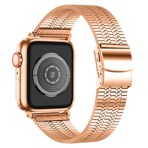<span class=keywords><strong>Bracelet</strong></span> de boucle de luxe pour <span class=keywords><strong>Apple</strong></span> <span class=keywords><strong>Watch</strong></span> 38/42/40/44mm 41/45mm <span class=keywords><strong>Bracelet</strong></span> réglable en acier inoxydable pour iWatch 8 7 6 <span class=keywords><strong>SE</strong></span> Ultra Band 49mm - Product Image 6