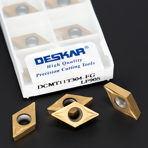 Cnc transformando peças máquinas DESKAR DCMT11T304-FG LF90S <span class=keywords><strong>Carbide</strong></span> <span class=keywords><strong>Insert</strong></span> Ferramenta De Torneamento Interno Ferramenta De Corte Cnc - Product Image 1