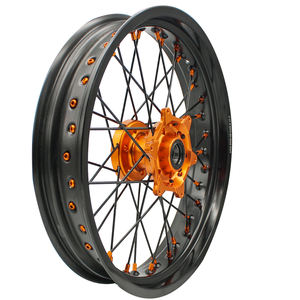 MOQ 1 ensemble, jantes de moto en alliage d'aluminium haute performance <span class=keywords><strong>EXC</strong></span> <span class=keywords><strong>300</strong></span>, <span class=keywords><strong>supermotard</strong></span>, 17 pouces, jantes <span class=keywords><strong>supermotard</strong></span> pour KTM - Product Image 6