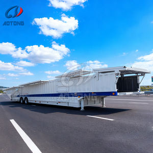 Remorques porte-voitures semi-remorques en acier haute performance de fabricant professionnel à vendre – <span class=keywords><strong>Remorque</strong></span> transporteur de voitures - Product Image 3