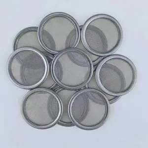 Stainless Steel Wire Mesh Round Filter Disc Metal Mesh Screen Filter Disk Black Wire Cloth Weave Filter Disc