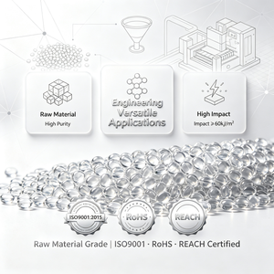 วัตถุดิบพลาสติก <span class=keywords><strong>PC</strong></span> โพลีคาร์บอเนต สำหรับงานฉีดขึ้นรูปเกรดวิศวกรรมพลาสติกและชิ้นส่วน - Product Image 3