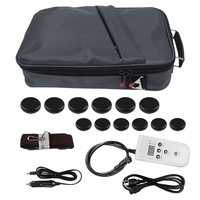 Ensemble de massage aux pierres chaudes professionnel Hugeworth, sac chauffant, prise électrique, fonctions multiples pour les thérapeutes corporels, masseur facial