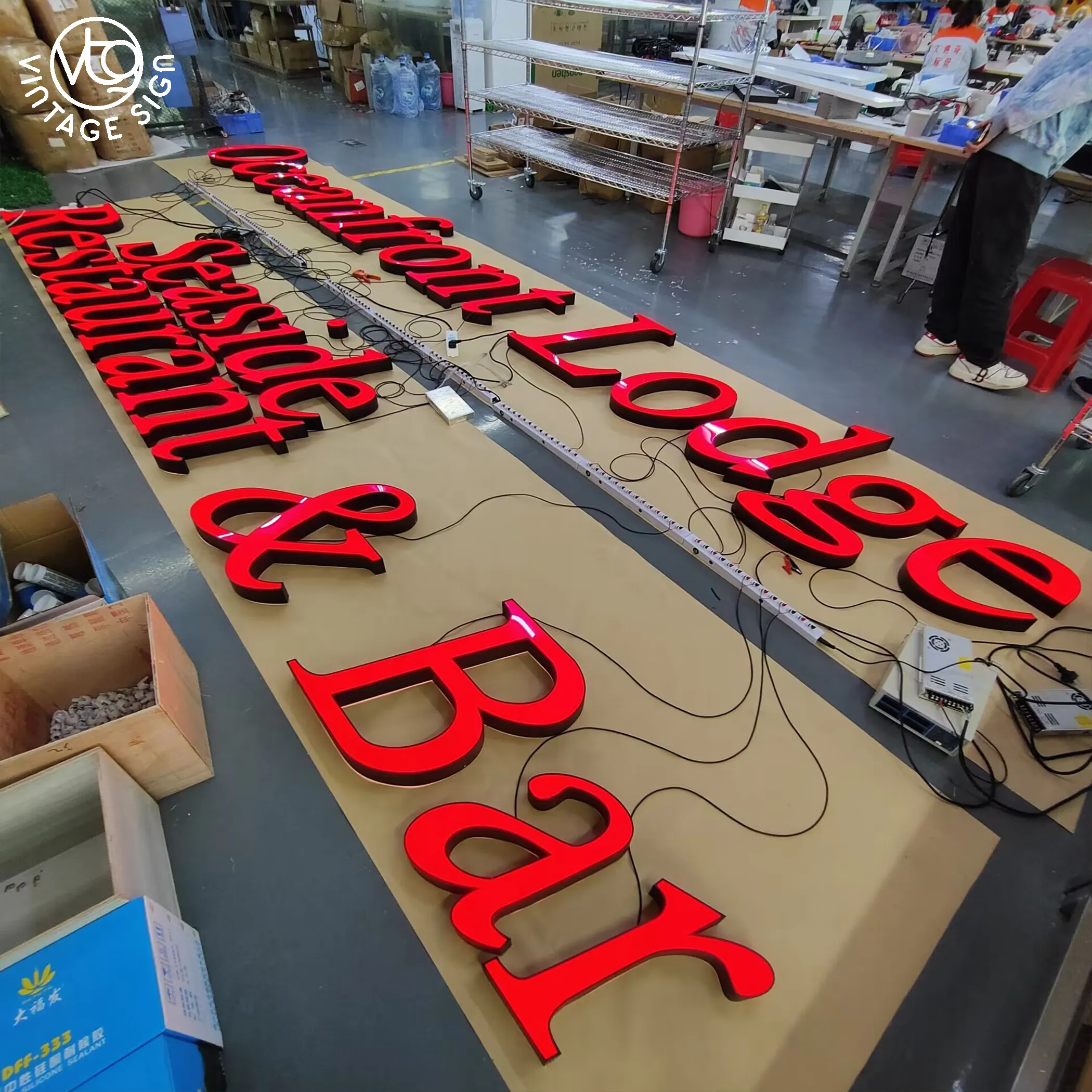 Individuelles Beschilderung Gesicht Kanal Buchstaben 3d Firma Led Geschäft elektronische Zeichen Led 3D beleuchtete Buchstaben Zeichen