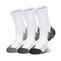 Chaussettes de basketball personnalisées en coton peigné épais et respirant avec semelle en tissu éponge pour étudiants, sportifs d'élite, équitation, course à pied et cyclisme