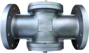 Stainless Steel Indicator Sight Glass Glass Flanged ANSI B16.10 ANSI150 LB 300LB JIS B2002 JIS10K 20K PN16 DIN2633 - Product Image 3