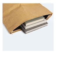 Mochila Baoren Personalizada de Papel Kraft Reciclado Ecológico, Biodegradable, Lavable, con Cierre de Cremallera para Adolescentes, con su Logotipo, de Poliéster