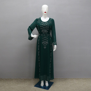 500281 فستان صيفي جديد للشرق الأوسط مزين بالكريستال للاستخدام الداخلي والخارجي - Product Image 6