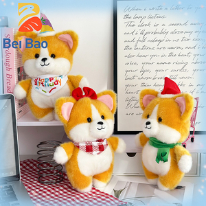 Fabricant de jouets en peluche OEM ODM, peluches <span class=keywords><strong>Corgi</strong></span>, jouet en peluche doux et moelleux, poupée chien en peluche, cadeau chiot kawaii de dessin animé - Product Image 2