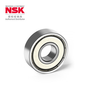ตลับลูกปืนเม็ดกลมร่องลึก Nsk รุ่น 6200 ขนาด 10x30x9 มม. แบบปิดผนึก ZZ ผลิตจากเหล็กโครเมียม P0 เมตริก ผลิตในอินโดนีเซีย - Product Image 4