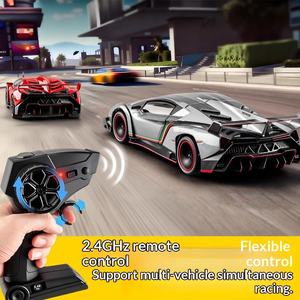 <span class=keywords><strong>Voiture</strong></span> télécommandée Lamborghini Veneno RC, échelle 1:24, en alliage métallique, <span class=keywords><strong>voiture</strong></span> de course sportive, <span class=keywords><strong>jouet</strong></span> pour garçon, véhicule de loisir, vente flash - Product Image 3