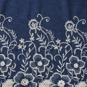 Pantalon en <span class=keywords><strong>jean</strong></span> personnalisé populaire, broderie d'œillets de coupe, en coton Denim Stretch déchiré aux genoux, tissu de Jeans pour garçons/ - Product Image 5