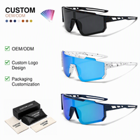 Nouvelles Lunettes de Soleil Tendance 2026 Oversize pour Hommes et Femmes, Monture PC Carrée, Style Shield, Okulary Rowerowe