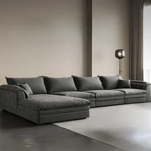 Sofa kain Modular kombinasi gratis bagian Sofa ruang tamu