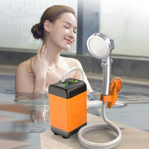 <span class=keywords><strong>Pompe</strong></span> de douche électrique portable étanche 9600 mAh pour camping en extérieur, randonnée, voyage, plage, arrosage des animaux et bain - Offre Spéciale - Product Image 5