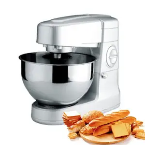 top list manual stainless steel kitchen mixer hand egg beat bread flour spiral dough mixer for bakery machine for sell