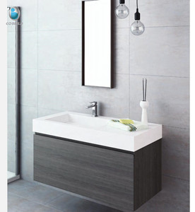 Nueva Serie boutique pared colgaba francés <span class=keywords><strong>mueble</strong></span> de baño vanidad <span class=keywords><strong>con</strong></span> piedra caliza lavabo del baño - Product Image 3