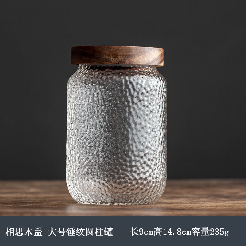 3 size Sealed cans cork glass bottle storage jar dry food Storage Container