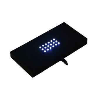 Chúng tôi EU Powered adapter nhựa màu đen hình chữ nhật <span class=keywords><strong>Led</strong></span> Cơ sở cho 3D Pha Lê - Product Image 1