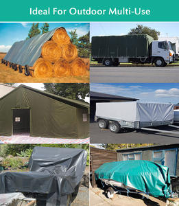 Tela di tela 100% impermeabile personalizzata ignifuga cover per uso pesante 550gsm - Product Image 3