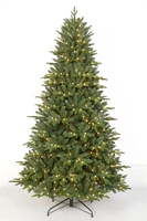 Sapin de Noël Artificiel Haut de Gamme en PE et PVC, Éclairage LED, Conception Articulée, Branches Denses, Décoration Réaliste pour Intérieur/Extérieur – Meilleures Ventes