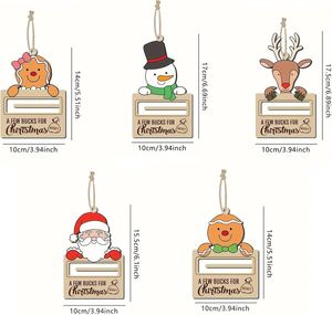 ที่หนีบเงินไม้สำหรับใส่ของขวัญคริสต์มาส - Product Image 2