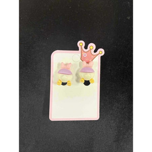 Venta caliente tendencia estilo coreano Acero inoxidable plata corazón gota pendientes para mujer moda al por mayor - Product Image 1